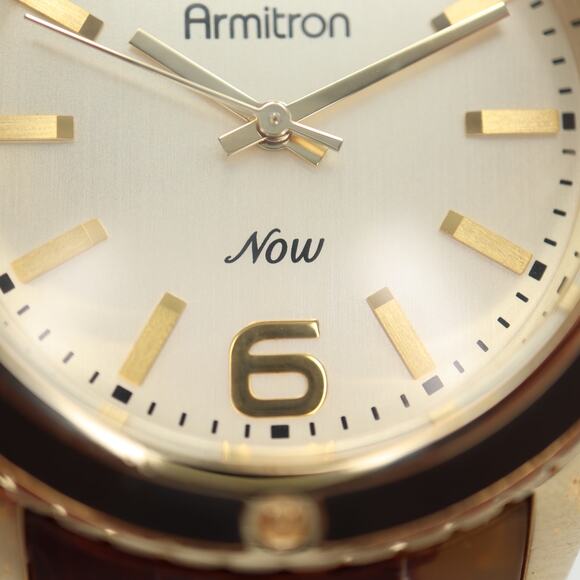 Armitron Womens Tortoise Brown Watch Gold Tone Acrylic Bracelet w New Battery - Picture 8 of 14